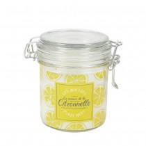 BOUGIE PARFUMÉE CITRONNELLE BOCAL À CLIP 11CM
