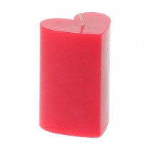 BOUGIE PILIER C?\'UR AMOUR 7X10CM