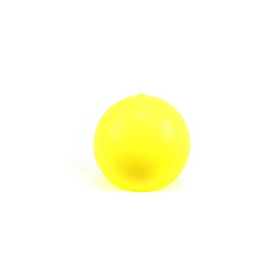BOUGIE SÉCURITÉ 23H 80MM - JAUNE