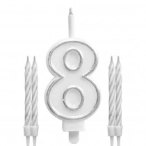 BOUGIES MAGIQUES CHIFFRE 8