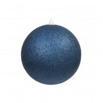 BOULE SCINTILLANTE DÉCO NOËL 135MM BLEU SAPHIR