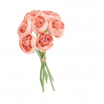 BOUQUET 7 RENONCULES ARTIFICIELLES 25CM BLUSH