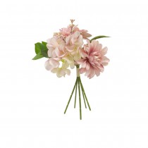 BOUQUET ARTIFICIEL DALHIA FLEURETTE 25CM ROSE