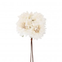 BOUQUET FLEURS ARTIFICIELLES IVOIRE 26CM