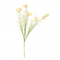 BOUQUET FLEURS CHAMPS ARTIFICIELLES 55CM JAUNE