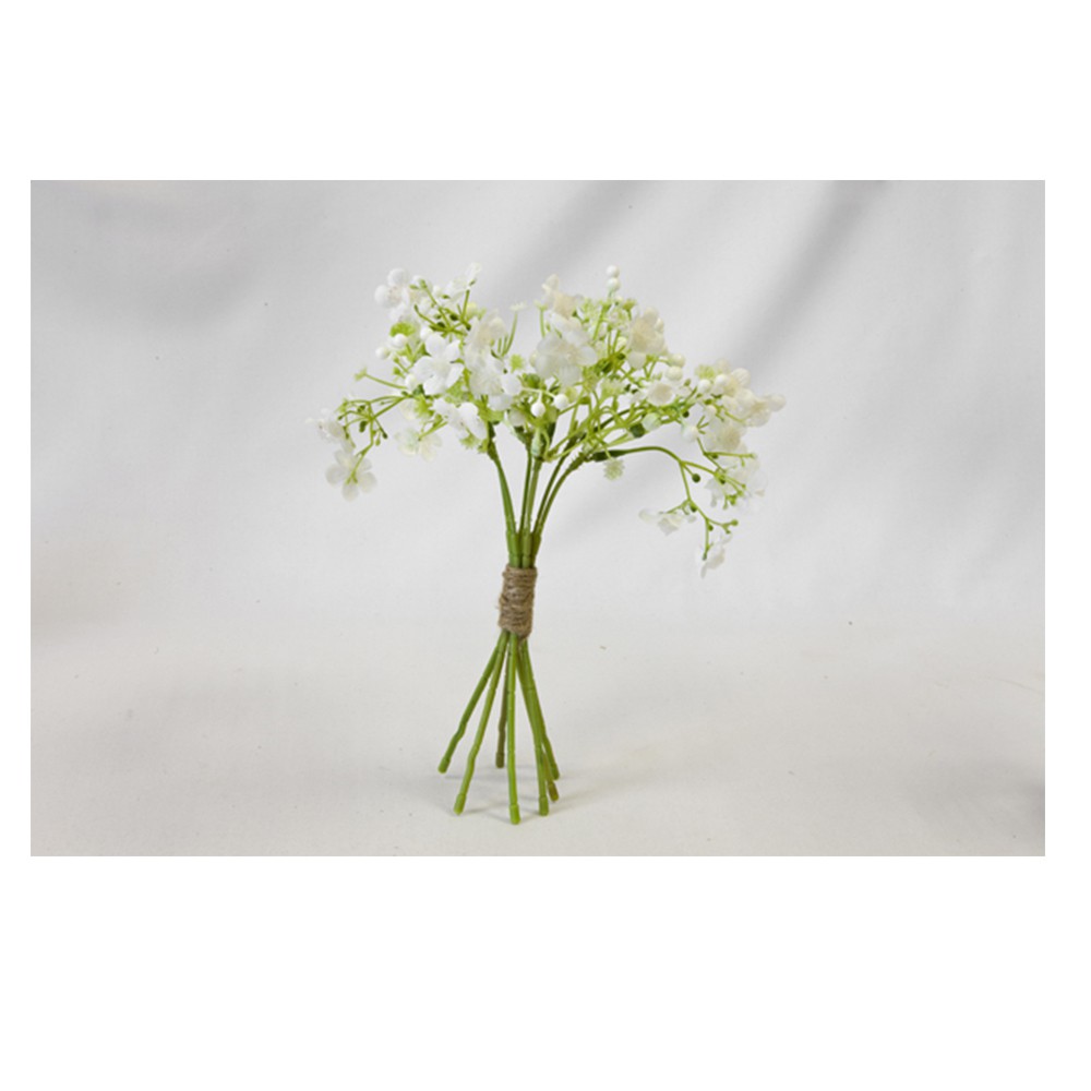 BOUQUET GYPSOPHILE ARTIFICIELLE LIEN 30CM BLANC