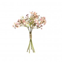 BOUQUET GYPSOPHILE ARTIFICIELLE LIEN 30CM ROSE