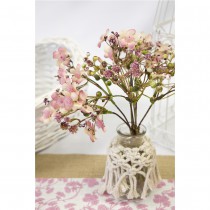 BOUQUET GYPSOPHILE ARTIFICIELLE LIEN 30CM ROSE