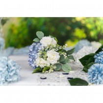 BOUQUET HORTENSE FLEURS ARTIFICIELS 40CM