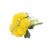 BOUQUET ROMANCE PIVOINE ARTIFICIELLE 28CM JAUNE