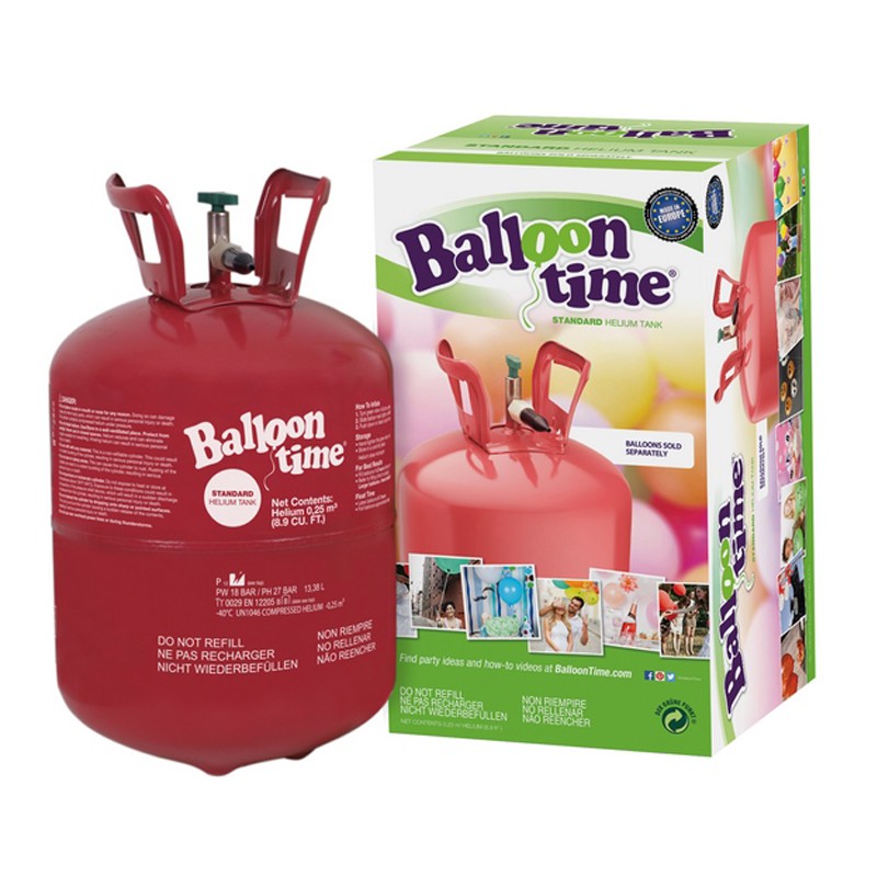 Réservoir d'hélium pour 50 ballons - Partywinkel