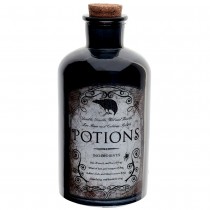 BOUTEILLE VERRE FLACON POTIONS SORCELLERIE 14CM