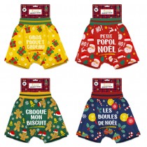 BOXER COTON VRAIMENT MOCHE NOËL HOMME