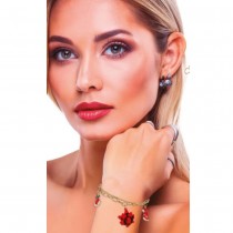 BRACELET FANTAISIE CHAINE MÉTAL FIGURINE C NOËL