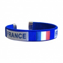 BRACELET SUPPORTER ÉQUIPE FRANCE 6.2CM