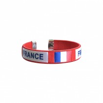 BRACELET SUPPORTER ÉQUIPE FRANCE 6.2CM