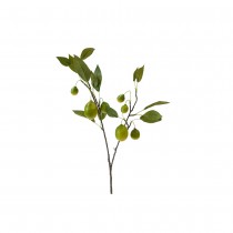 BRANCHE 6 FRUITS CITRON ARTIFICIEL 79CM VERT