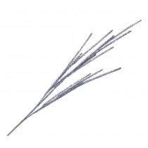 BRANCHE BRUYÈRE ARTIFICIELLE 89CM BLEU PAILLETÉE