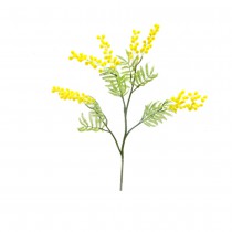 BRANCHE MIMOSA FLEURI ARTIFICIEL 85X20CM JAUNE