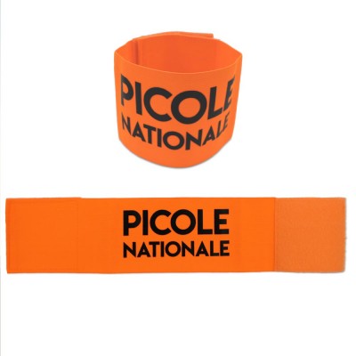 BRASSARD ÉLASTIQUE PICOLE NATIONALE 9CM ORANGE