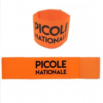 BRASSARD ÉLASTIQUE PICOLE NATIONALE 9CM ORANGE
