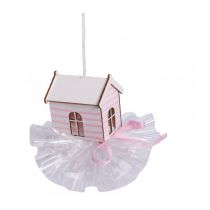 CABINE DE PLAGE LIGNES ROSE 5 CM