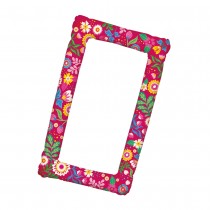 CADRE GONFLABLE PHOTOBOOTH FLORAL 70X110CM FUCHSIA