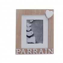 CADRE PARRAIN NATUREL 18 X 22 CM