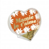 CADRE PHOTO C?\'UR 3D MAMIE JE T\'AIME 10X4.7CM