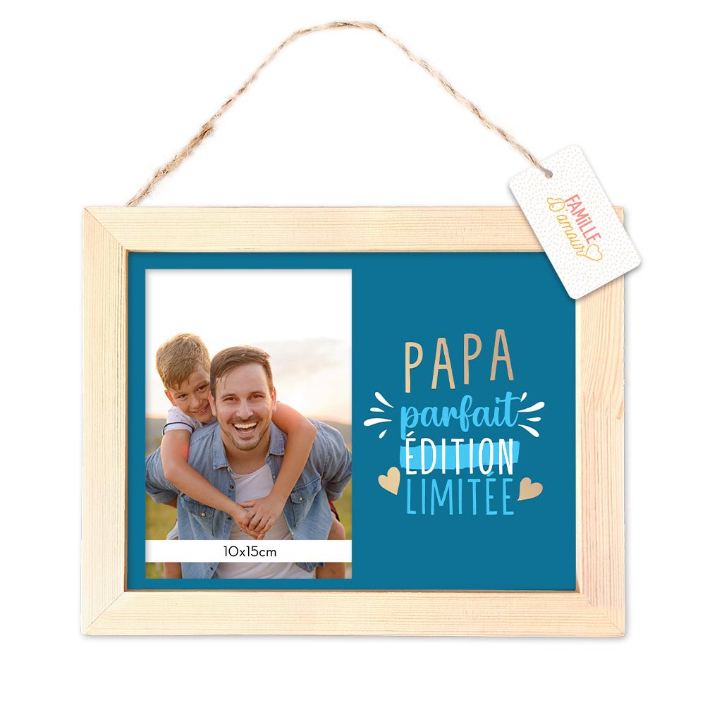 CADRE PHOTO PAPA PARFAIT ÉDITION LIMITÉE 25X20CM