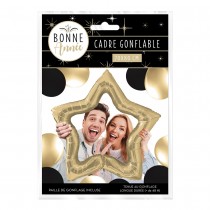 CADRE PHOTOBOOTH GONFLABLE ÉTOILE DORÉ