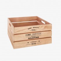 CAGETTE BOIS FACTORY 23X14X12CM NATURE