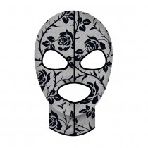 CAGOULE RÉSILLES ROSIER FLEUR NOIR FEMME