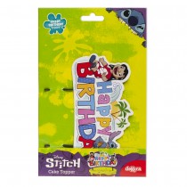 CAKE TOPPERS PAPIER ANNIVERRSAIRE STITCH 13X16.5CM