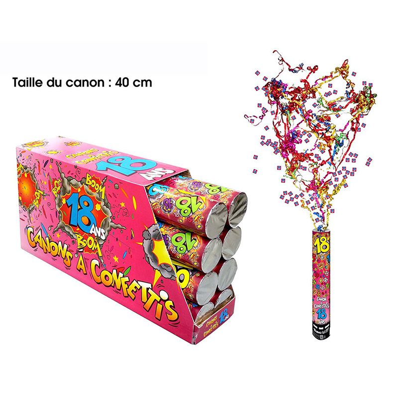 Canon à Confettis -Multicolore – La Boite à Dragées