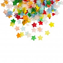 CANON À CONFETTIS PAPIER ÉTOILE 20CM MULTICOLORE