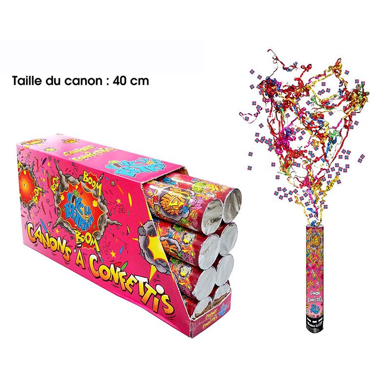 CANON À CONFETTIS RETRAITE