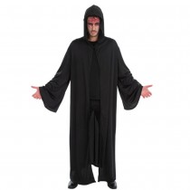 CAPE PRÊTRE SATANIQUE 180CM NOIR