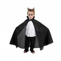 CAPE TAFFETAS ENFANT 85CM NOIRE