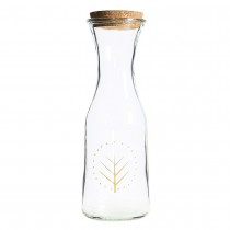 CARAFE VERRE COUVERCLE LIEGE BISTROT 1L
