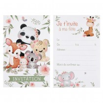 CARTES INVITATION ANNIVERSAIRE EXPLORATEUR 11X17CM