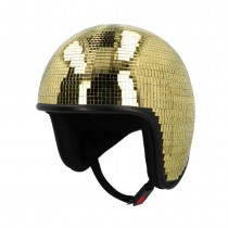 CASQUE BOULE À FACETTES DISCO OR ADULTE