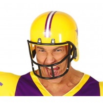 CASQUE FOOTBALLEUR AMÉRICAIN JAUNE NFL ADULTE