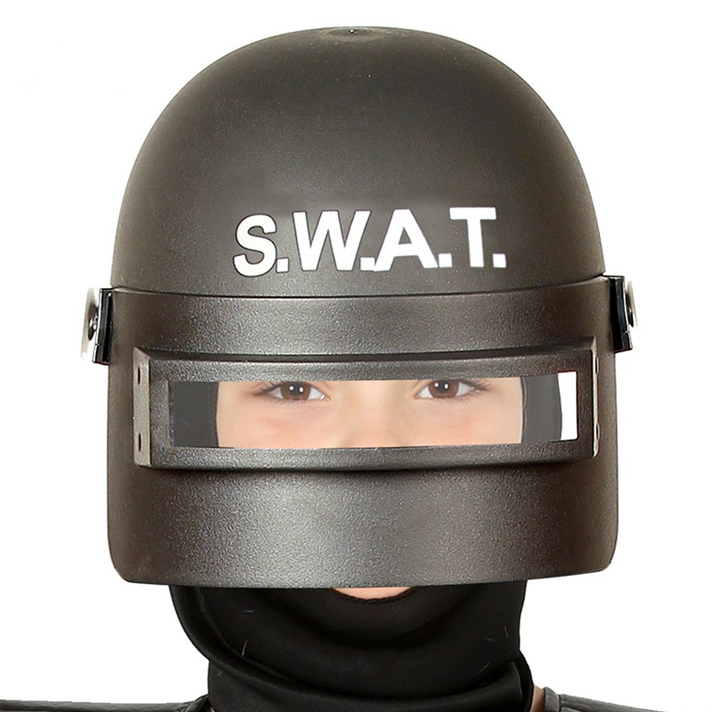 Casque Rigide Enfant S.W.A.T Visière (5/12 ans) - Accessoire de déguisement  - Achat & prix