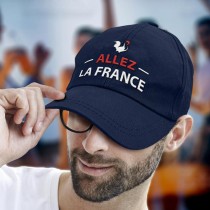 CASQUETTE BLEUE COCORICO FRANCE SUPPORTER ADULTE