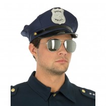 CASQUETTE BLEUE POLICE ADULTE