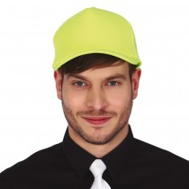 CASQUETTE CAMIONNEUR ANNÉES 80 JAUNE FLUO ADULTE