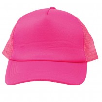 CASQUETTE CAMIONNEUR ANNÉES 80 ROSE FLUO ADULTE