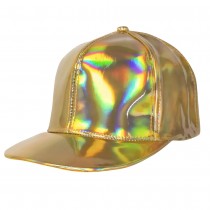 CASQUETTE HOLOGRAPHIQUE DORÉE ADULTE