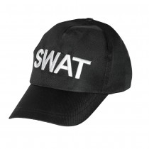 CASQUETTE NOIRE SWAT TAILLE AJUSTABLE